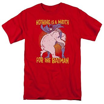 Batman Bear Wrastling Short Sleeve Adult T-shirt