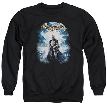 Batman Arkham Asylum Game Cover Adult Crewneck Sweatshirt