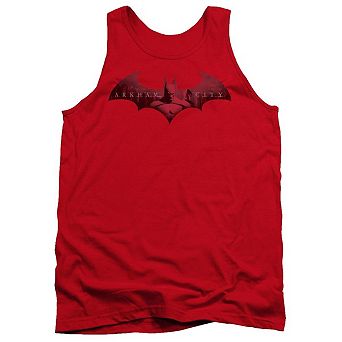 Batman Arkham City In The City Adult Tank Top