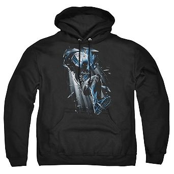 Batman Bat Crash Adult Pull Over Hoodie