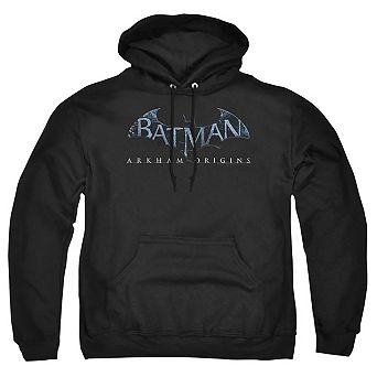 Batman Arkham Origins Logo Adult Pull Over Hoodie