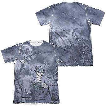 Batman Catch The Joker Adult 65/35 Poly/cotton Short Sleeve T-shirt