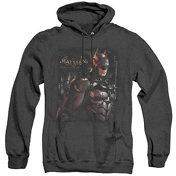 Batman Arkham Knight Dark Knight Adult Heather Hoodie