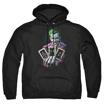 Batman 3 Of A Kind Adult Pull Over Hoodie