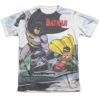 Batman Batboat Sleeve T-shirt