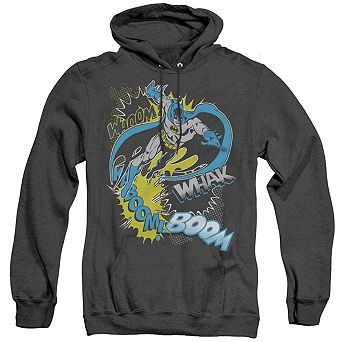 Batman Bat Effects Adult Heather Hoodie