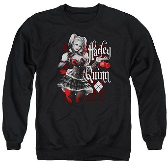 Batman Arkham Knight Dice Adult Crewneck Sweatshirt