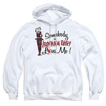 Batman Arkham City Somebody Loves Me Adult Pull Over Hoodie