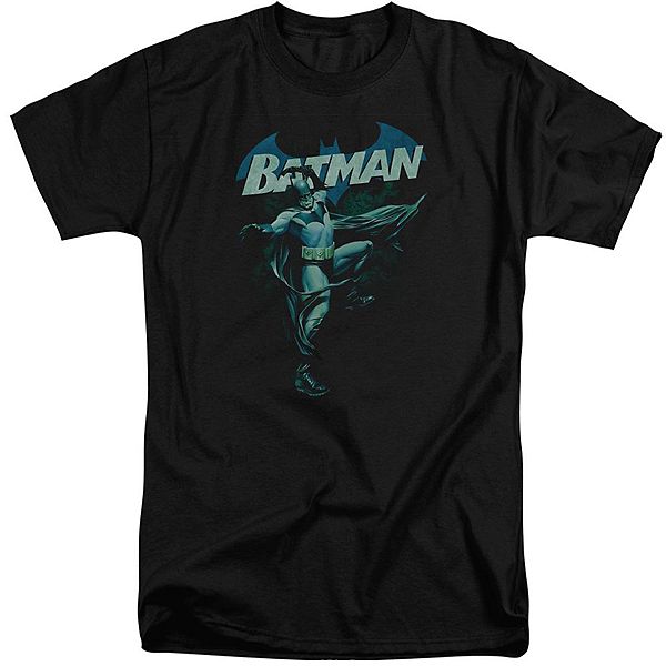 Batman Blue Bat Short Sleeve Adult Tall T-shirt