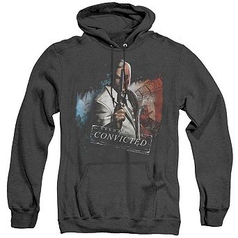 Batman Arkham City Two Face Adult Heather Hoodie