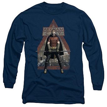 Batman Arkham City Arkham Robin Long Sleeve Adult T-shirt