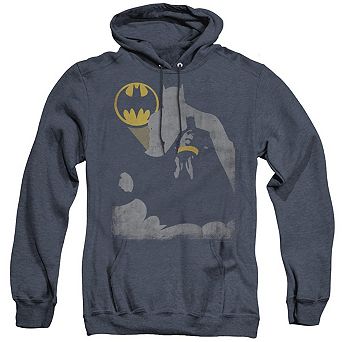 Batman Bat Knockout Adult Heather Hoodie