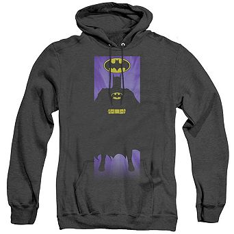 Batman Block Adult Heather Hoodie