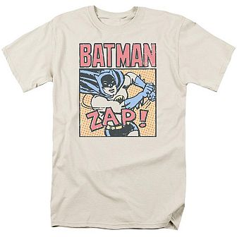 Batman Bat Zap Short Sleeve Adult T-shirt