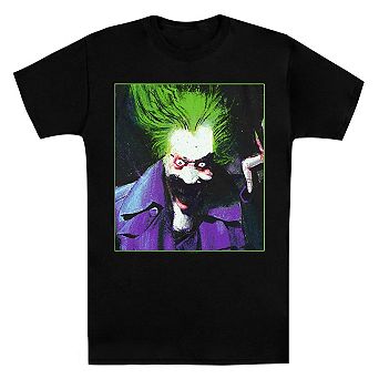 Batman Arkham Asylum Joker Short Sleeve Adult T-shirt