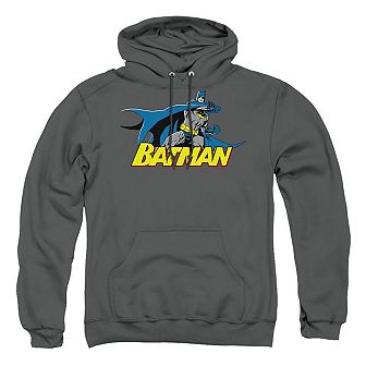 Batman 8 Bit Cape Adult Pull Over Hoodie