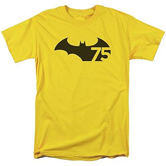 Batman 75 Logo Short Sleeve Adult T-shirt