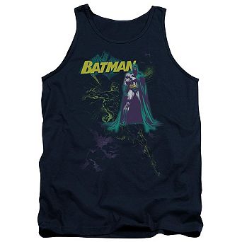 Batman Bat Spray Adult Tank Top