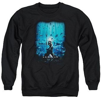 Aquaman Movie Poster Adult Crewneck Sweatshirt