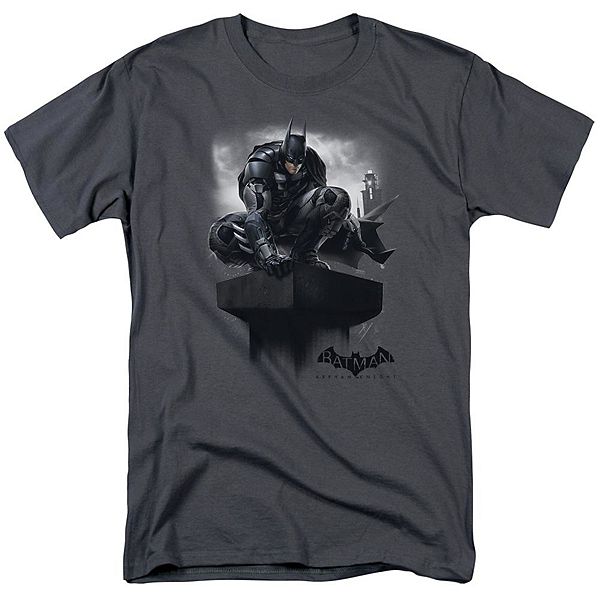 Batman Arkham Knight Perched Short Sleeve Adult T-shirt