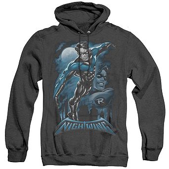 Batman All Grown Up Adult Heather Hoodie