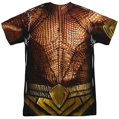 Aquaman Movie Aquaman Uniform Short Sleeve Adult Poly Crew T-shirt