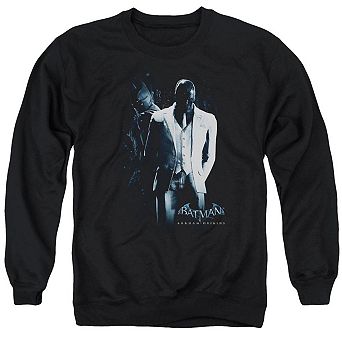 Batman Arkham Origins Black Mask Adult Crewneck Sweatshirt