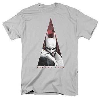 Batman Arkham City Bat Triangle Short Sleeve Adult T-shirt