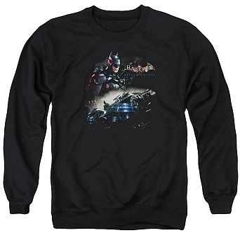 Batman Arkham Knight Knight Rider Adult Crewneck Sweatshirt
