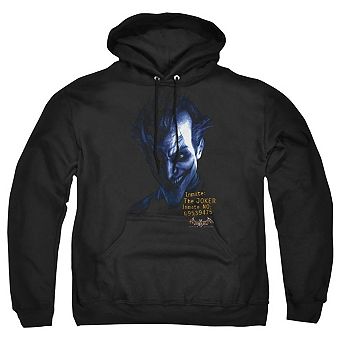 Batman Arkham Asylum Arkham Joker Adult Pull Over Hoodie