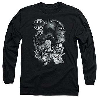 Batman Archenemies Long Sleeve Adult T-shirt