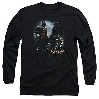 Batman Arkham Knight Face Off Long Sleeve Adult T-shirt