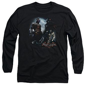 Batman Arkham Knight Face Off Long Sleeve Adult T-shirt
