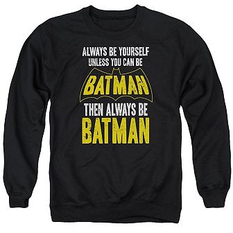 Batman Be Batman Adult Crewneck Sweatshirt