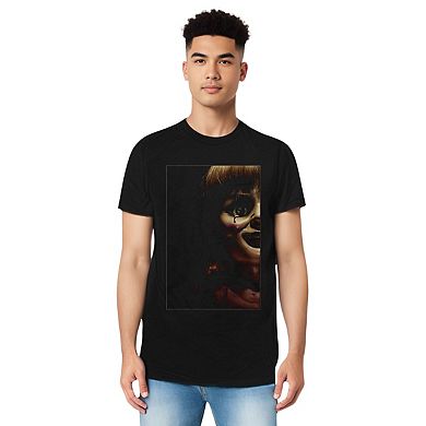 Annabelle Doll Tear Short Sleeve Adult Tall T-shirt