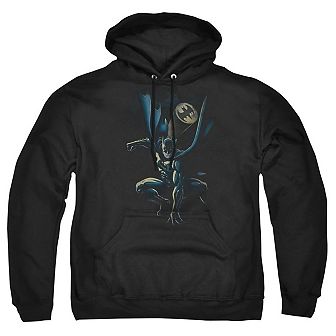 Batman Calling All Bats Adult Pull Over Hoodie