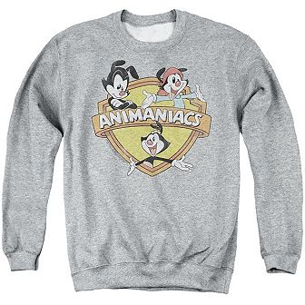 Animaniacs Shielded Animaniacs Adult Crewneck Sweatshirt