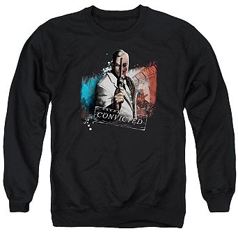 Batman Arkham City Two Face Adult Crewneck Sweatshirt