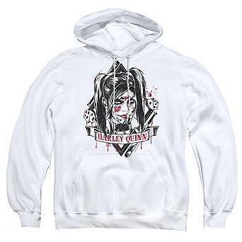 Batman Arkham Knight Sugar Quinn Adult Pull Over Hoodie