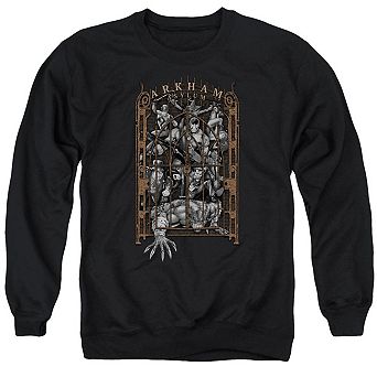 Batman Arkhams Gate Adult Crewneck Sweatshirt
