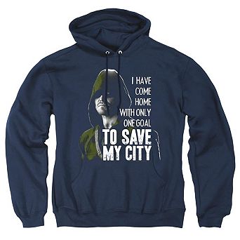 Arrow Save My City Adult Pull Over Hoodie