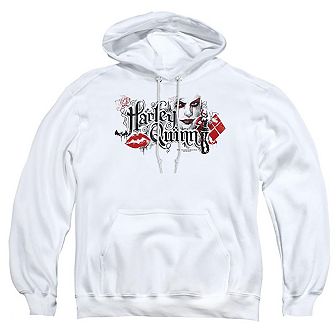 Batman Arkham Knight Lips Adult Pull Over Hoodie
