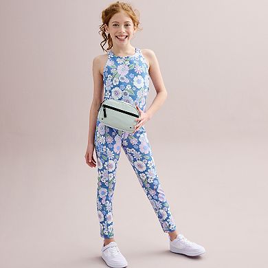 Girls 7-20 Tek Gear® Cross-Back Longline Bra Tank Top in Regular & Plus Sizes