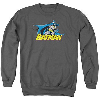 Batman 8 Bit Cape Adult Crewneck Sweatshirt