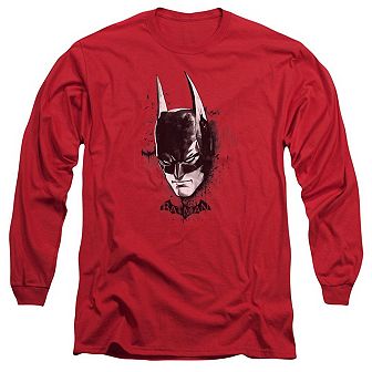Batman Arkham Knight Ak Head Long Sleeve Adult T-shirt