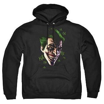 Batman Arkham Origins Joker Grim Adult Pull Over Hoodie