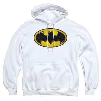 Batman Airbrush Bat Symbol Adult Pull Over Hoodie