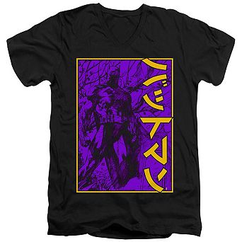 Batman Big Framed Kanji Short Sleeve T-shirt