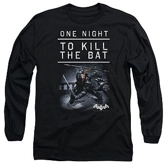 Batman Arkham Origins One Night Long Sleeve Adult T-shirt
