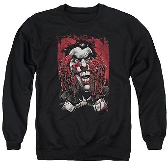Batman Blood In Hands Adult Crewneck Sweatshirt